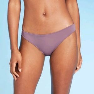 NWT WOMEN'S SHADE & SHORE CHEEKY BIKINI BOTTOMS IN DUSK